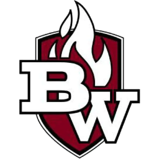 Belleville West Mighty Maroons crest